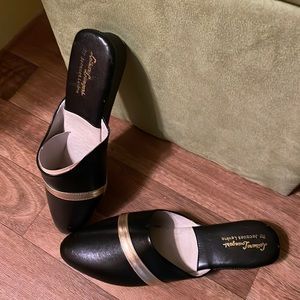 Vintage leather slippers